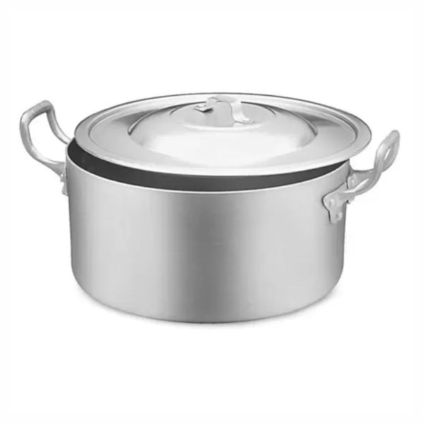 image Caçarola Com Tampa N45 30,4L Stand Alumínio Nova Real Un