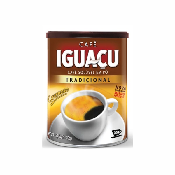 image Café Solúvel 200G Iguaçu Lata