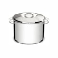 image Caldeirão Aço Inox com Tampa N20 20,1 Cm Alt 4,6 Lt Tramontina Un