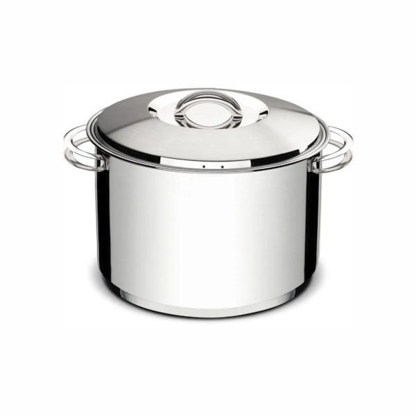 image Caldeirão Aço Inox com Tampa N20 20,1 Cm Alt 4,6 Lt Tramontina Un