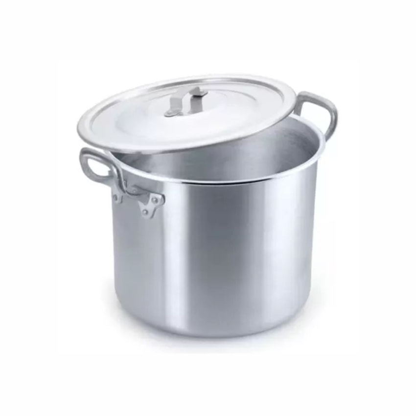 image Caldeirão Com Tampa N22 8,9L Stand Alumínio Nova Real Un