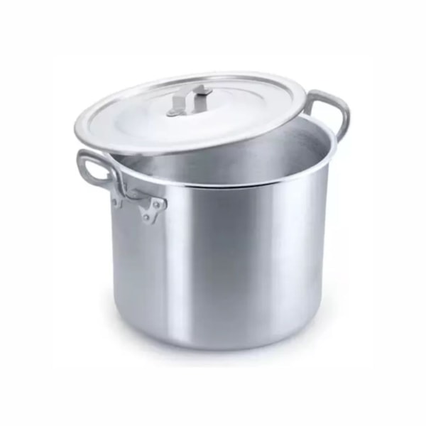 image Caldeirão Com Tampa N24 10,7L Stand Alumínio Nova Real Un