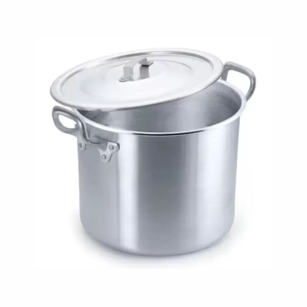 image Caldeirão Com Tampa N26 12,3L Stand Alumínio Nova Real Un