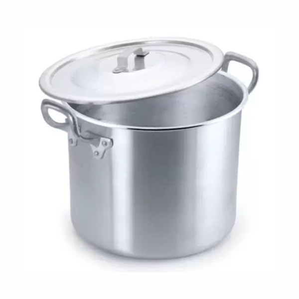 image Caldeirão Com Tampa N32 20,8L Stand Alumínio Nova Real Un