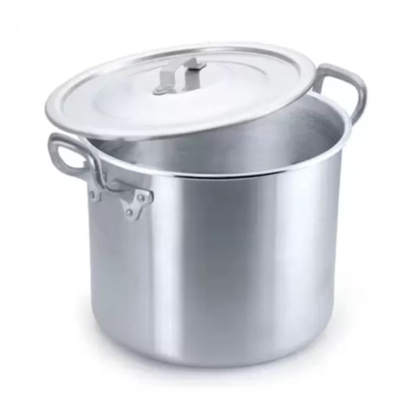 image Caldeirão Com Tampa N36 28L Stand Alumínio Nova Real Un