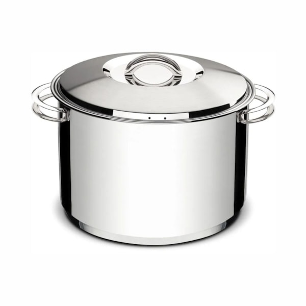 image Calderão Aço Inox com Tampa N24 23,1Cm Alt 7,8L Tramontina Un