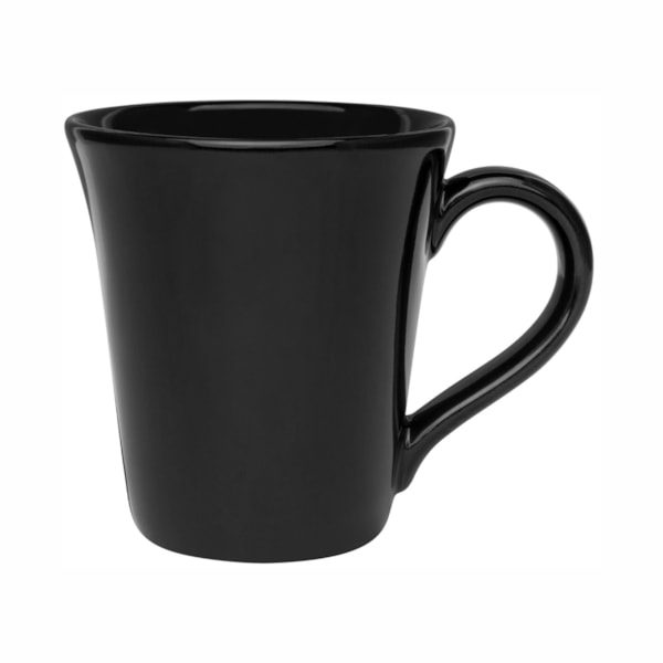 image Caneca Cerâmica Tulipa 330Ml Preta Oxford Un
