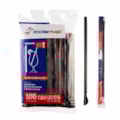 image Canudo Mexedor Preto 17,5Cm X 6Mm Strawplast 100Un