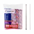 image Canudo P/Lata 21Cm X 5Mm Strawplast 500Un