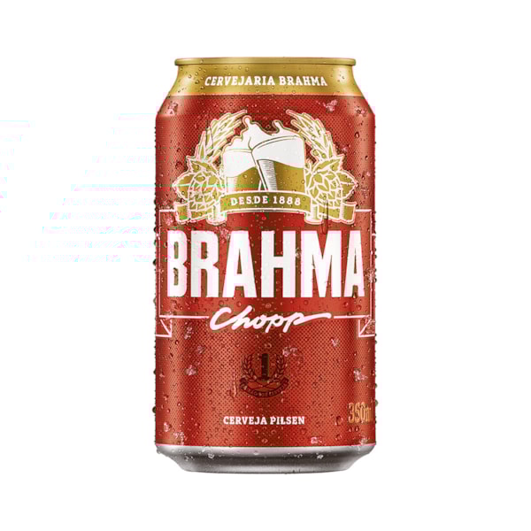 image Cerveja Lata 350Ml Brahma Chopp 12Un
