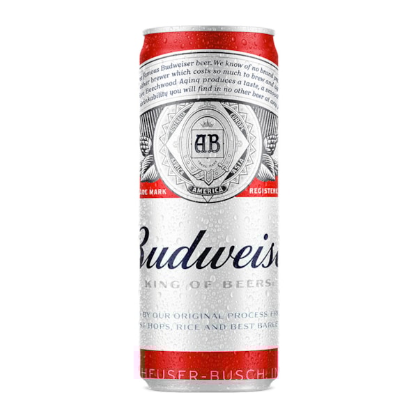 image Cerveja Lata 350Ml Budweiser Sleek 12Un