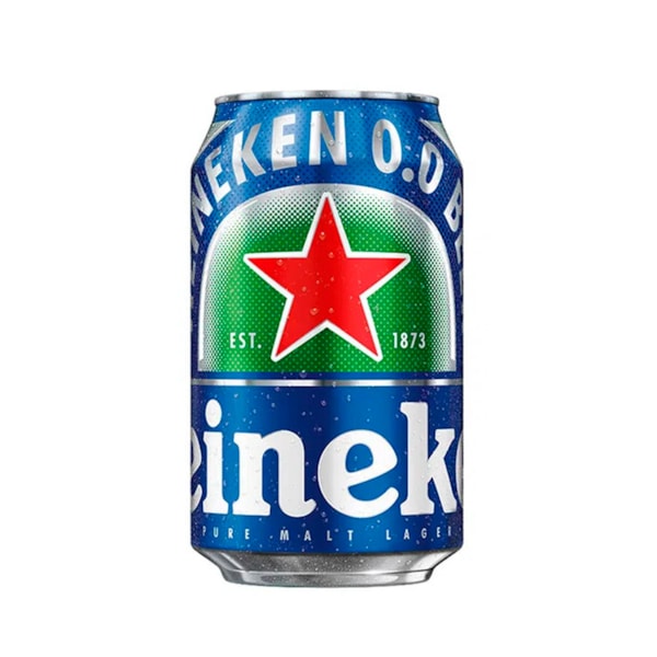 image Cerveja Lata 350Ml Heineken Zero Sleek 12Un