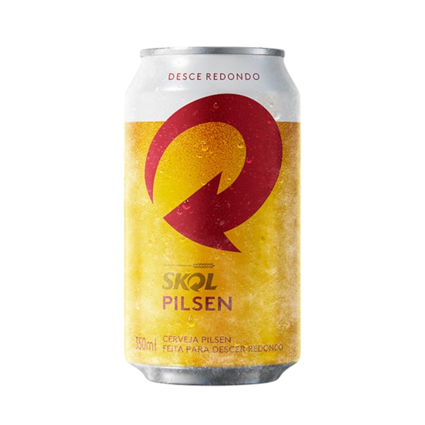 image Cerveja Lata 350Ml Skol 12Un