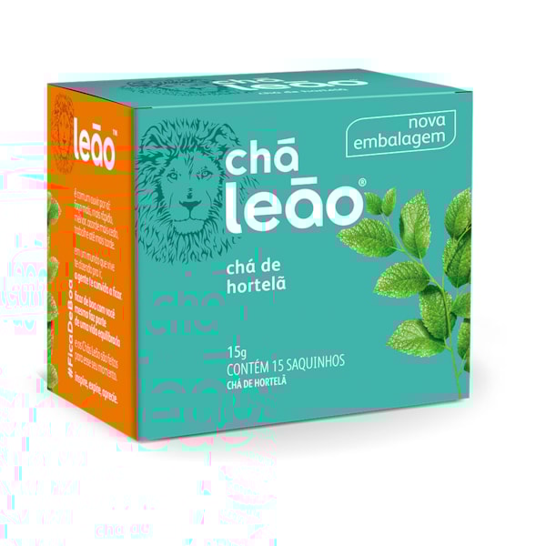 image Chá Hortelã Leao 15 Envelopes
