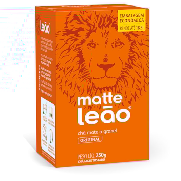 image Chá Mate Natural Leao 250G