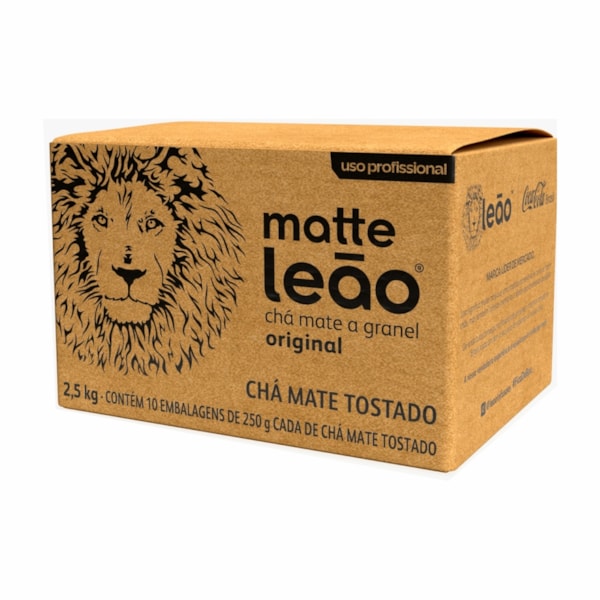 image Chá Mate Natural Leao Granel 10 X 250G