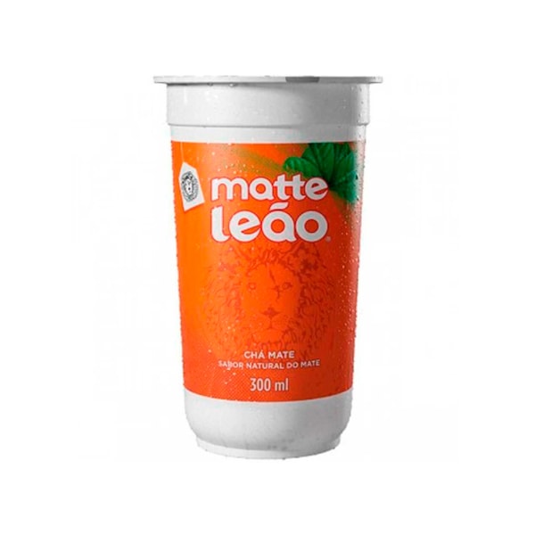 image Chá Matte Natural Leao Copo 12 X 300Ml