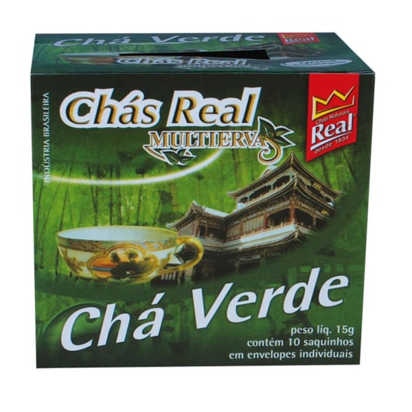 image Chá Verde Real 10 Envelopes