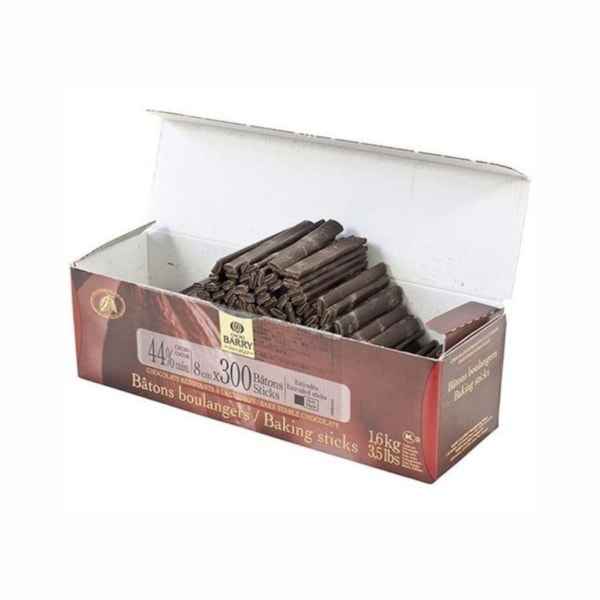 image Chocolate Amargo 1,6Kg 300 Batons Sticks Barry