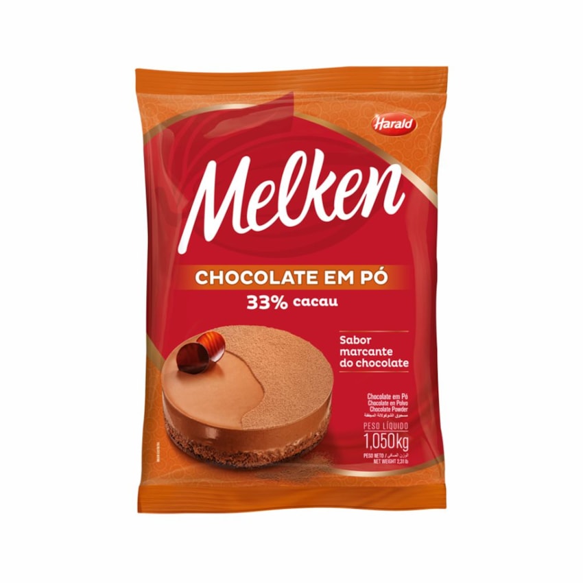image Chocolate Pó 33% Cacau 1,01Kg Melken Harald