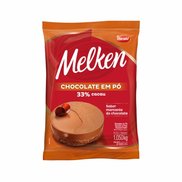 image Chocolate Pó 33% Cacau 1,01Kg Melken Harald