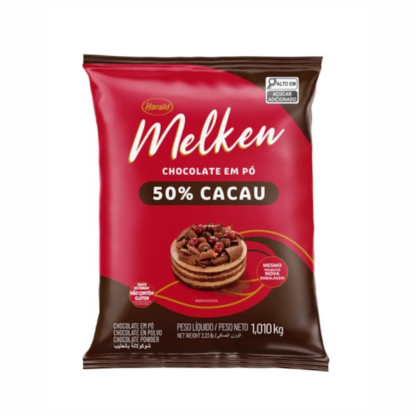 image Chocolate Pó 50% Cacau 1,01Kg Melken Harald