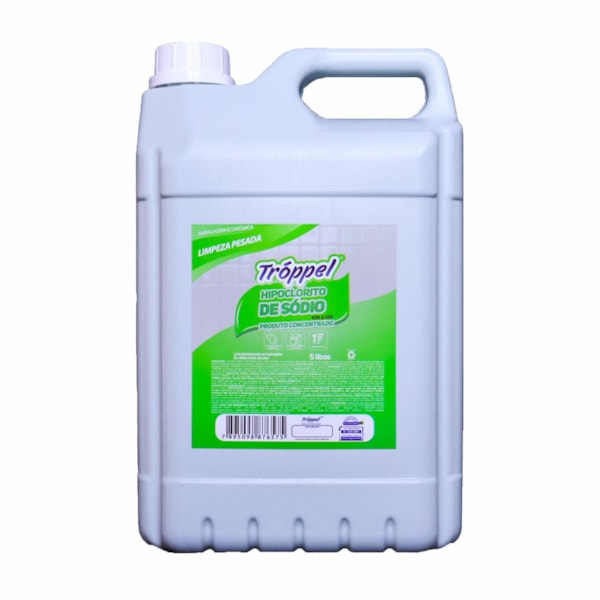 image Cloro Liquido - Hipoclorito de Sódio 10%  A 12% - 5 Lt Troppel