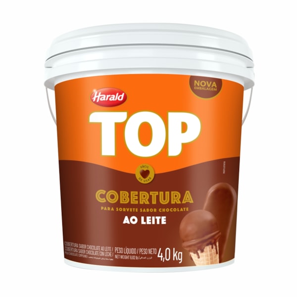 image Cobertura Liquida Chocolate Ao Leite Premium 4Kg Top Harald