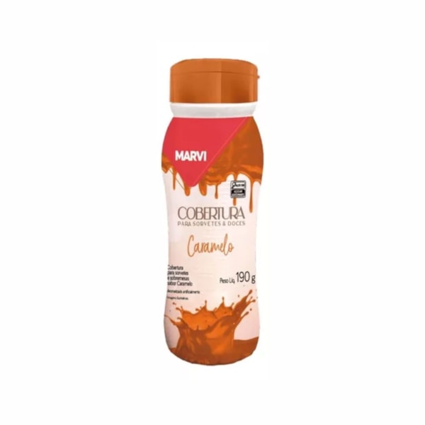image Cobertura P/Sorvete Caramelo Marvi 190G