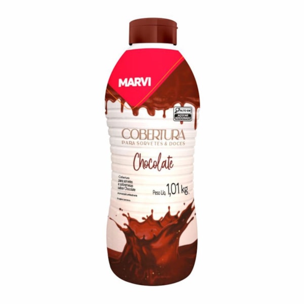 image Cobertura P/Sorvete Chocolate Marvi 1,01Kg