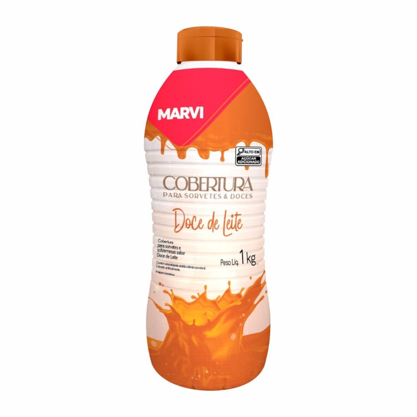 image Cobertura P/Sorvete Doce De Leite Marvi 1Kg
