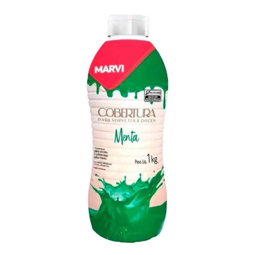 image Cobertura P/Sorvete Menta Marvi 1Kg