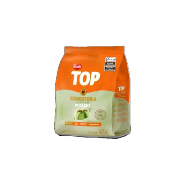 image Cobertura Pistache Gotas 400 Gr Top Harald