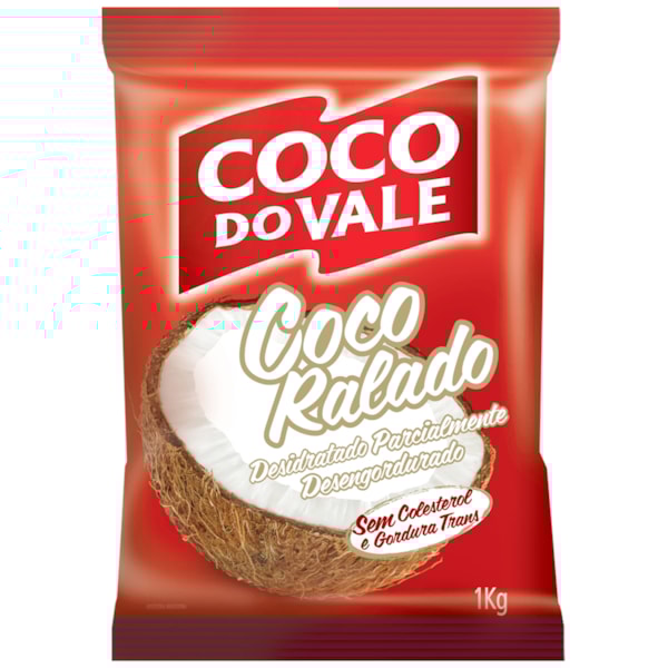 image Coco Ralado 1Kg Puro Desidratado Não Adoçado Coco Do Vale
