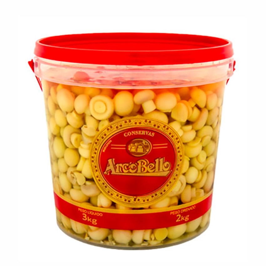 image Cogumelo Champignon Inteiro Chumbinho Arcobello 2Kg