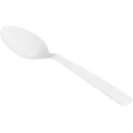 image Colher Descartável Refeição Forte Branca Strawplast 500 Un