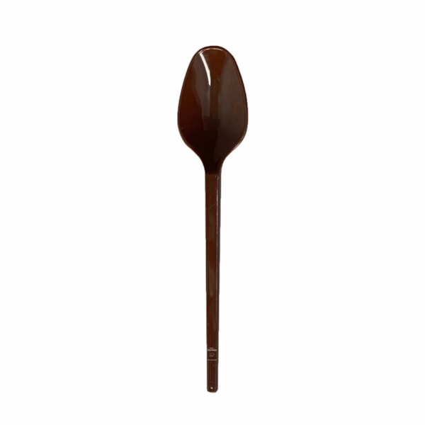 image Colher Marrom P/Cafezinho E Doces Strawplast 100Un