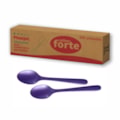 image Colher Roxa 16Cm Plastjet Cx 500Un