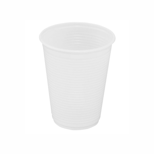 image Copo 300Ml Branco Ps Cristalcopo 100Un Cc-300Br (Tampa 3663)