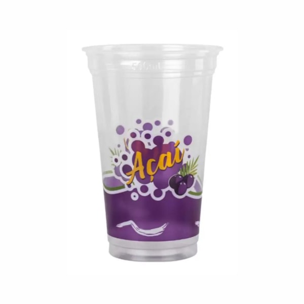 image Copo 550Ml Impresso Açaí Cpp Copaza 50Un