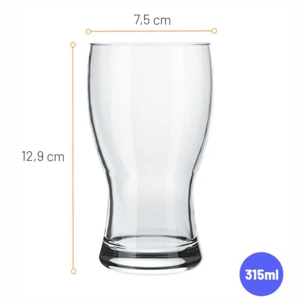 image Copo Fiori Long Drink Nadir 7674/930 24 X 315 Ml