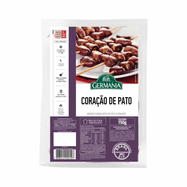 image Coração De Pato 750G Germânia