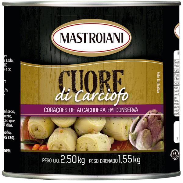 image Corações De Alcachofra Mastroiani 1,5Kg