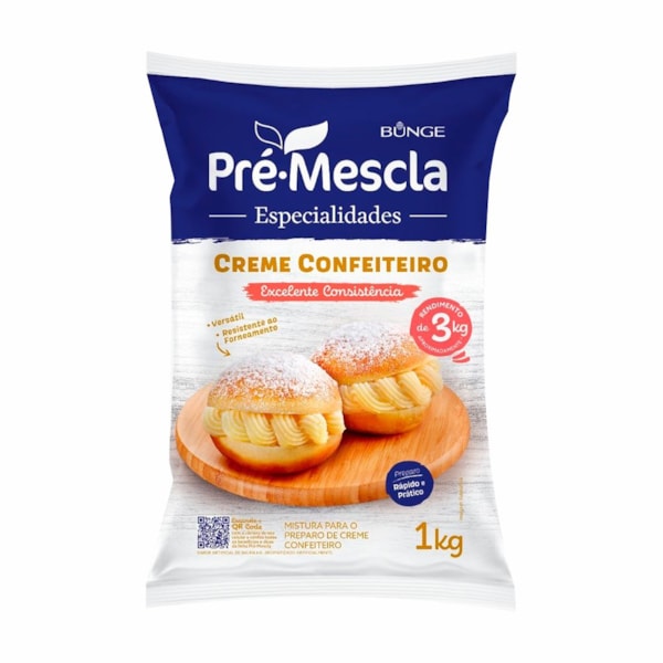 image Creme Confeiteiro Pre Mescla Especialidades 1Kg