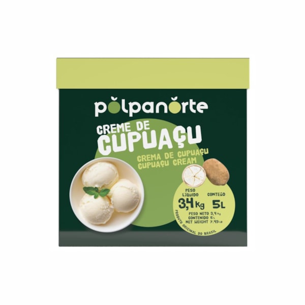image Creme Cupuaçu Polpanorte Caixa 3,4Kg