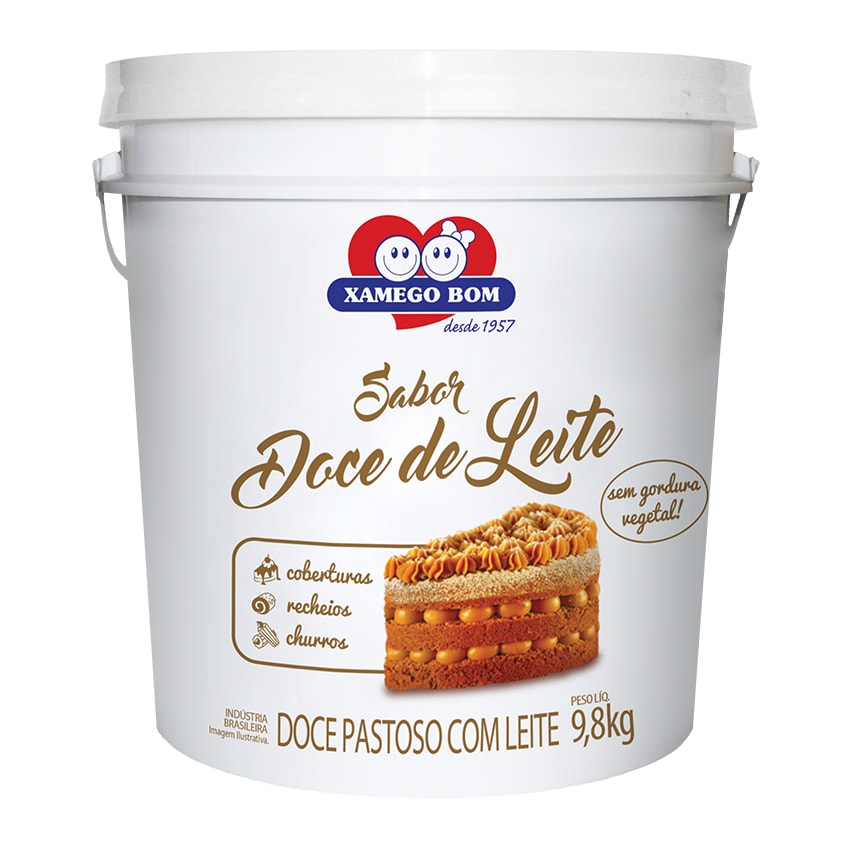 image Doce De Leite Xamego Bom Balde 9,8Kg