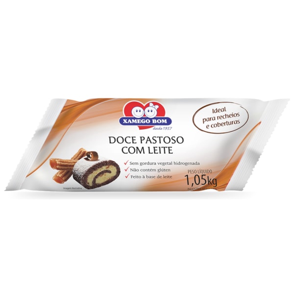 image Doce De Leite Xamego Bom Bisnaga 1,05Kg