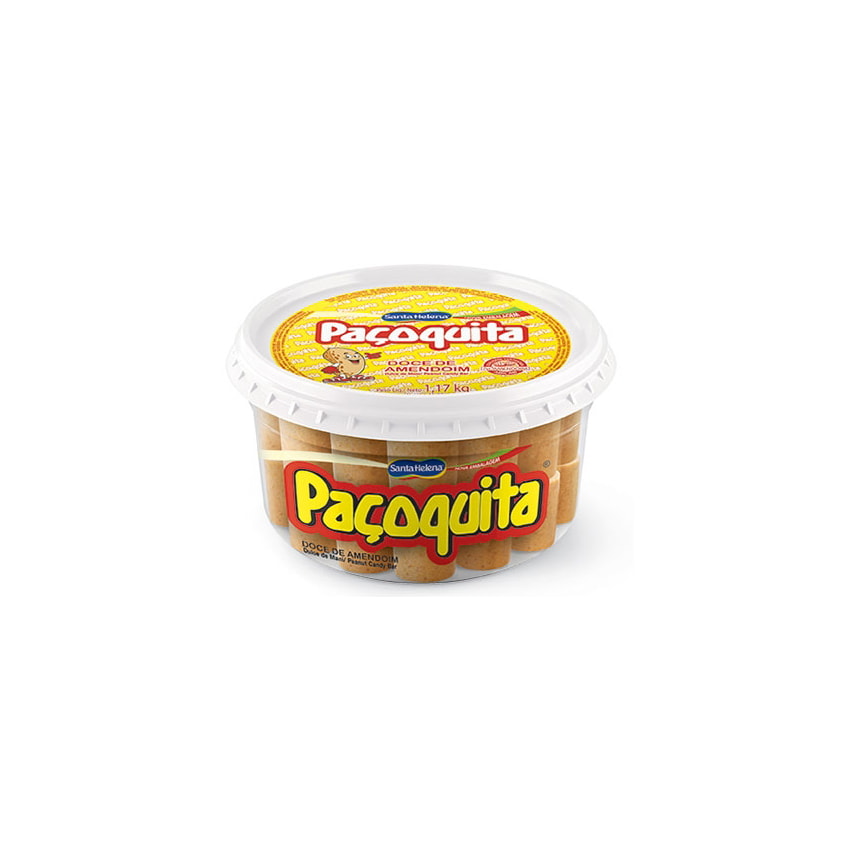 image Doce Paçoquita Rolha Santa Helena 65 X 18G Pote 1,17Kg