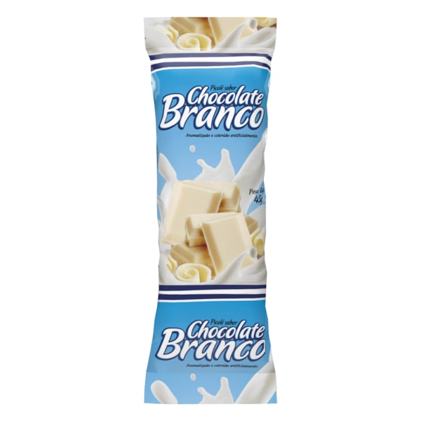 image Emb. P/Picolé Chocolate Branco 290Un 6,7 X 19Cm Bopp Perolizado Rio Novo
