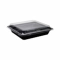 image Embalagem Oriental 2,03Lt Quadrada Com Tampa 27,3X27,3X4,8Cm Dpcpack 100Un Dp05B